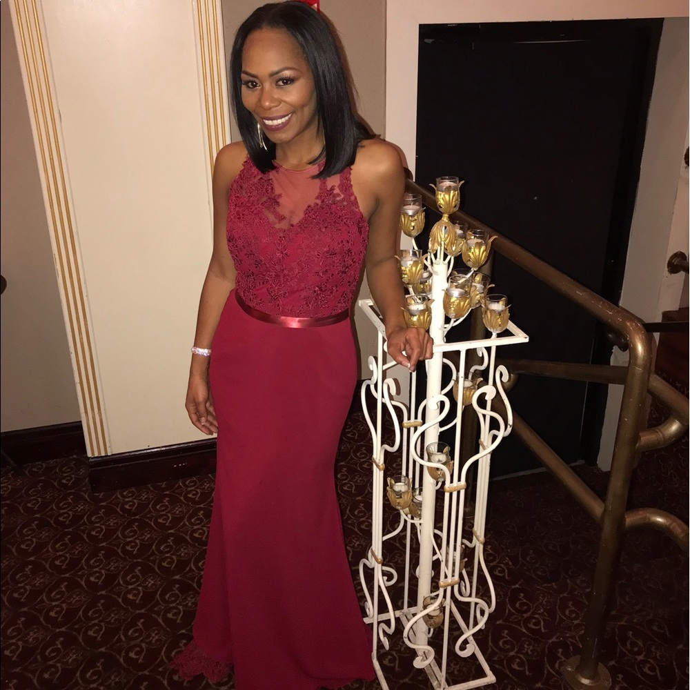 Cranberry Mother of the Bride/Bridesmaids Dress!!!